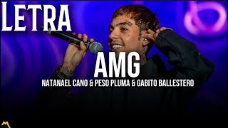 Natanael Cano x Peso Pluma x Gabito Ballestero - AMG (Letra/Lyrics) Corridos 2023