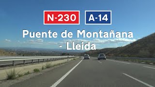 [E] N-230+A-14 Puente de Montañana - Lleida