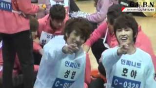 120108 [FANCAM] I Say Ho U Say Ya @ MBC Idol Athletics Championship