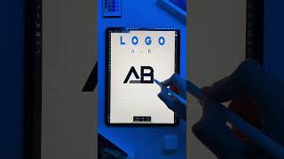 😱😱 Best Logo ever 🔥 designed by IPad Pro M1 | Affinity designer - #shorts