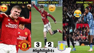 Manchester United Vs Aston Villa 3-2 All Goals & EXTENDED Highlights 🔥