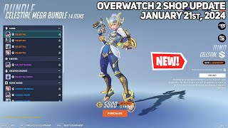 *NEW* CELESTIAL BUNDLE \u0026 A VAULT!? Overwatch 2 Shop Update [January 21st, 2024]