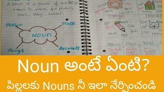 How to Teach Noun for Kids || What is Noun?  Grade 1 Worksheets