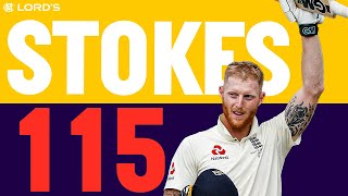 Stokes' Lord's MASTERCLASS! | 115* IN FULL | England v Australia 2019