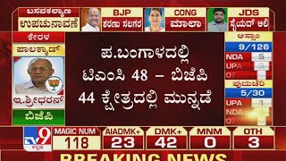 West Bengal Assembly Election 2021| ಪಶ್ಚಿಮ ಬಂಗಾಳದಲ್ಲಿ TMC 48, BJP 44 ಕ್ಷೇತ್ರಧಲ್ಲಿ ಮುನ್ನಡೆ