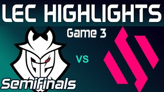 G2 vs BDS Highlights Game 3 | LEC Playoffs Semifinals 2024 | G2 Esports vs Team BDS by Onivia