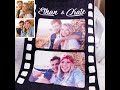 Custom film couple photo blanket