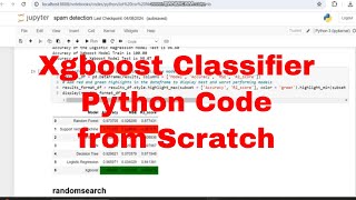 Email Spam Detection with XgBoost classifier Python Code from Scratch #python # XgBoost