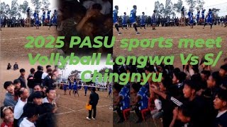 2025 PASU sports meet Vollyball  Longwa Vs S/chingnyu