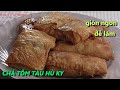 CHẢ TÔM TÀU HỦ KY giòn ngon , cách làm đơn giản ai cũng làm được || Lina Cooking