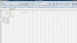 Problem 1: Importing into excel