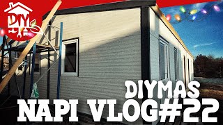 Műhely Tour! Zárjuk az évet! VLOG #22 DIYMAS (2K)| Green Cottage DIY