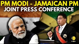 PM Modi LIVE: PM Narendra Modi holds press conference with Jamaican PM Andrew Holness | WION LIVE