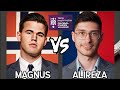 Magnus Carlsen vs Alireza Firouzja | Tech Mahindra Global Chess 2024