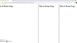 HTML Frame Basics