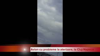 Avion cu probleme la aterizare, la Cluj-Napoca (05.01.2021)