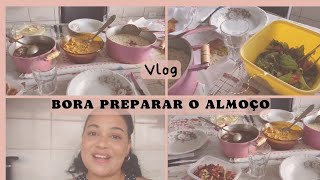 Preparando o almoço para minha família!