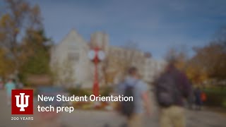 New Student Orientation tech prep 2020