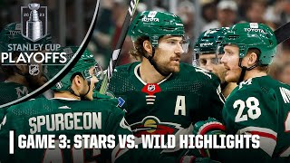 Dallas Stars vs. Minnesota Wild: First Round, Gm 3 | Full Game Highlights