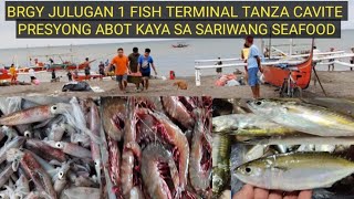 SARIWANG SEAFOOD FISH TERMINAL TANZA CAVITE DINA DAYO NG MADAMI#fish #food #seafood #amazingsea