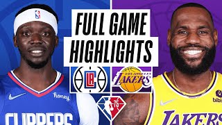 CLIPPERS at LAKERS | FULL GAME HIGHLIGHTS | February 25, 2022