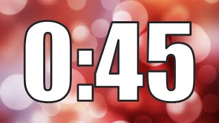 45 Second (Silent) Timer