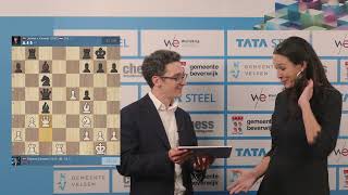 Fabiano Caruana Analyses His Win Over Van Foreest | Round 2