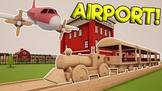 TOY TRAIN STUNTS & NEW AIRPORT UPDATE! - Tracks - The Train Set Game Gameplay - Toy Train