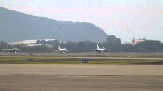 【2010岐阜基地航空祭】異機種大編隊　離陸