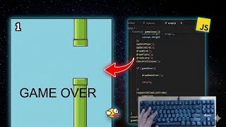 ASMR Programming | Coding Flappy Bird with JavaScript