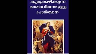 kurukkazhikkunna mathavinodulla prarthana prayer to Mary Undoer of Knots