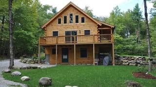 The Swiftwater Log Home Is Compact Yet Comfortable