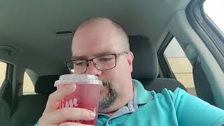 Drink Review - #TimHortons - Strawberry Watermelon Real Fruit Quencher #Shorts