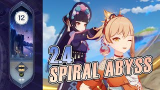 C6 Yun Jin + C0 Yoimiya | Spiral Abyss 2.4 | F12-9★