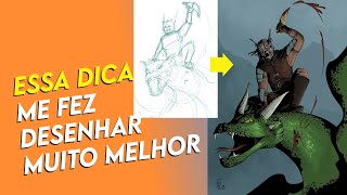 COMO DESENHAR MELHOR | Aprender isso fez toda diferença pra mim