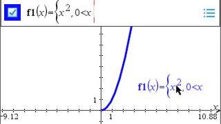 TI Nspire Tips Restrict Graphing Domains