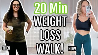 20 Minute Walking Exercise for Weight Loss!| Walk off the LBS with Me!