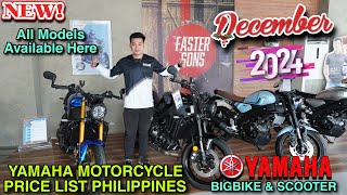 YAMAHA PRICE LIST PHILIPPINES DECEMBER 2024