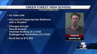 Green Forest, Arkansas teacher arrested and charged with sexual assault