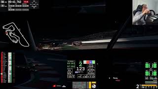 SRA S13 R8 at Valencia (at night)