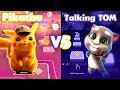 Pikachu vs Talking Tom! Tiles hop