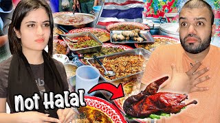 Halal Khana Nahi Mil Raha 😭| Food Hunting In Thailand Bangkok 🤮