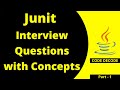 Junit testing Interview Questions & Answers with tutorial in Spring boot Java | Code Decode |Part -1