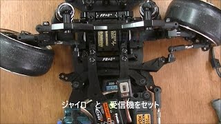 Addiction RC 1/10  Sakura D4 Ver.KIRIN  シャーシ組立済 を ほぼそのままで　走行 RWD DRIFT RC