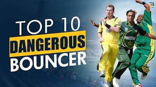 TOP 10 Dangerous Bouncer In Cricket History Ever 😱 | Killer Bouncer on Face ◄