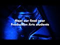 Production Arts - final year students 2020