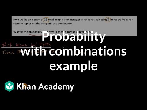 Probability With Combinations Example Choosing Groups Probability