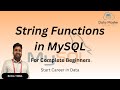 35. String Functions in MySQL | Introduction to MySQL