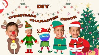HOW TO MAKE DIY CHRISTMAS CHARACTER DECOR