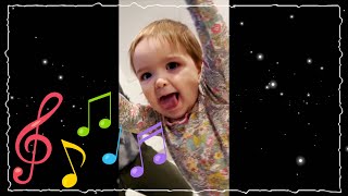 DANCE PARTY with FAMiLY!! Mom & Dad play Navey's favorite song and she goes CRAZY! #Shorts